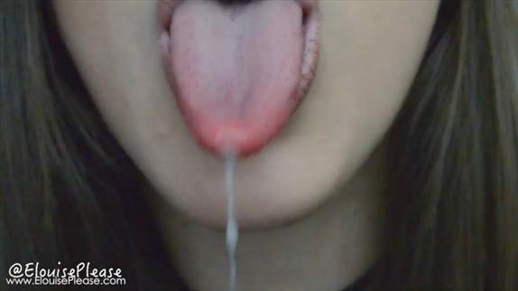 Elouise Please - Lip Spit And Long Tongue Fetish